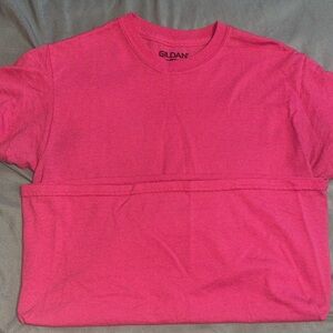 plain pink tee